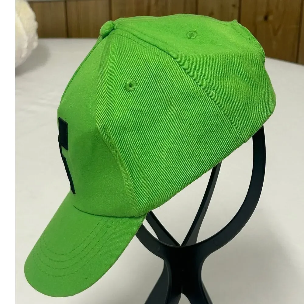 NWOT Minecraft Creeper baseball cap adjustable strap